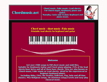 Tablet Screenshot of chordmusic.net
